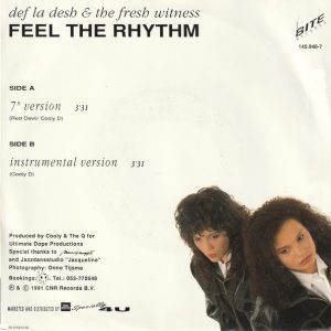 Def La Desh & The Fresh Witness - Feel The Rhythm - Afbeelding 2