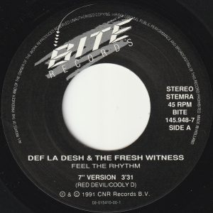 Def La Desh & The Fresh Witness - Feel The Rhythm - Afbeelding 3