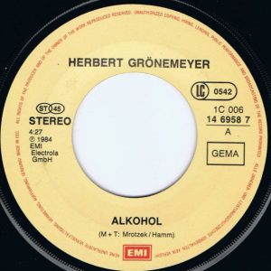 Herbert Grönemeyer - Alkohol - Afbeelding 3