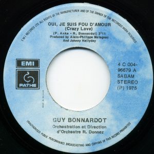 Guy Bonnardot - Oui, Je Suis Fou D'amour = Crazy Love - Afbeelding 3