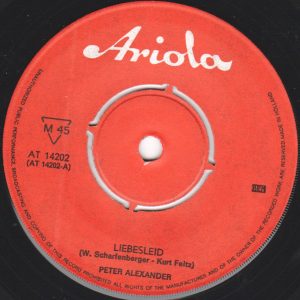 Peter Alexander - Liebesleid - Afbeelding 3