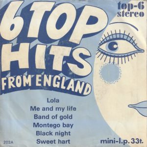 Various - 6 Top Hits From England - Afbeelding 2