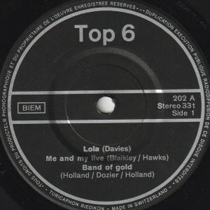 Various - 6 Top Hits From England - Afbeelding 3