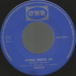 Heintje - Mijn Vriendinnetje / Mama Vertel Me - Afbeelding 3