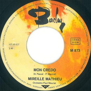 Mireille Mathieu - C'est Ton Nom / Mon Credo - Afbeelding 4