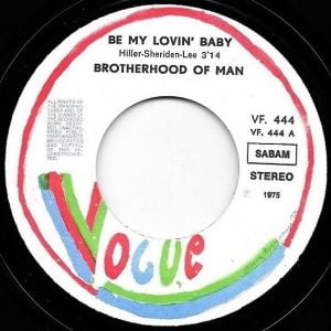 Brotherhood Of Man - Be My Lovin' Baby / Shame On You Baby - Afbeelding 3