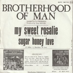 Brotherhood Of Man - My Sweet Rosalie - Afbeelding 2