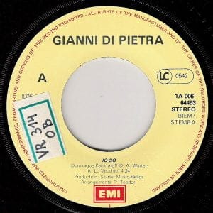 Gianni Di Pietra - Io So - Afbeelding 3