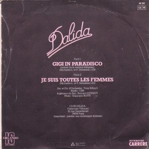 Dalida - Gigi In Paradisco - Afbeelding 2