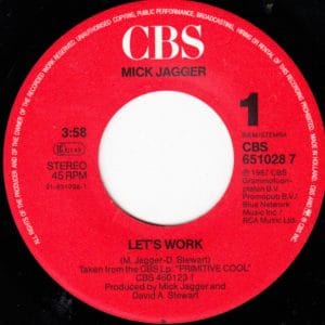 Mick Jagger - Let's Work - Afbeelding 3