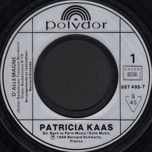 Patricia Kaas - D'Allemagne - Afbeelding 3