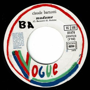 Claude Barzotti - Madame / Ce Grand Amour - Afbeelding 3