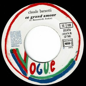 Claude Barzotti - Madame / Ce Grand Amour - Afbeelding 4