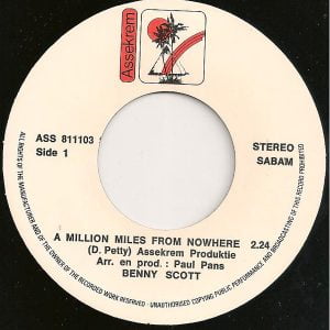 Benny Scott - A Million Miles From Nowhere / Dance With Me - Afbeelding 3