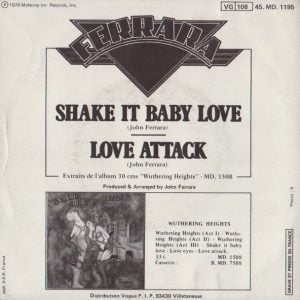 Ferrara - Shake It Baby Love / Love Attack - Afbeelding 2