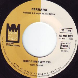 Ferrara - Shake It Baby Love / Love Attack - Afbeelding 3