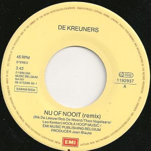 De Kreuners - Nu Of Nooit - Afbeelding 3