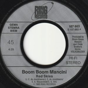 Boom Boom Mancini - Red Skies - Afbeelding 3