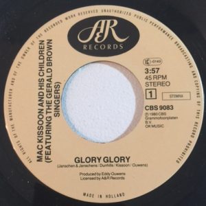 Mac Kissoon And His Children Featuring The Gerald Brown Singers - Glory Glory - Afbeelding 3