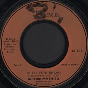 Mireille Mathieu - Mille Fois Bravo - Afbeelding 3