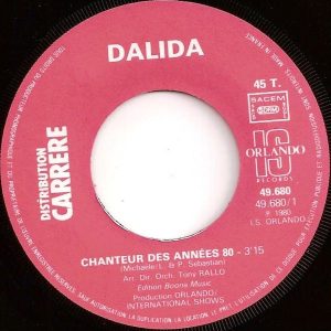 Dalida - Chanteur Des Années 80 / A Ma Manière - Afbeelding 3