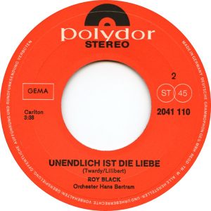 Roy Black - Für Dich Allein (Du Kannst Nicht Alles Haben) / Unendlich Ist Die Liebe - Afbeelding 4