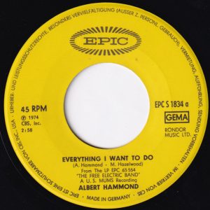 Albert Hammond - Everything I Want To Do (Brand New Version) - Afbeelding 3