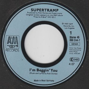 Supertramp - I'm Beggin' You - Afbeelding 3