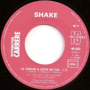 Shake (4) - Le Cœur À Côté De Toi / Love, Love, Love - Afbeelding 3