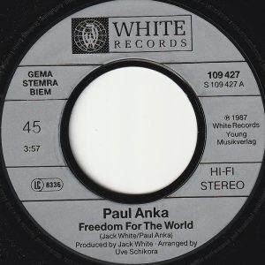 Paul Anka - Freedom For The World - Afbeelding 3