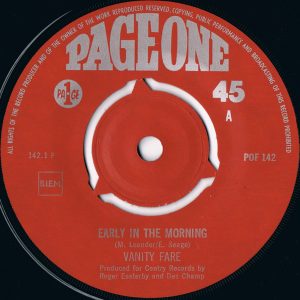 Vanity Fare - Early In The Morning / You Made Me Love You - Afbeelding 3