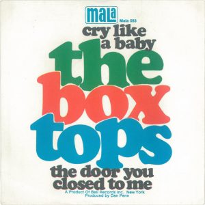 Box Tops - Cry Like A Baby / The Door You Closed To Me - Afbeelding 2