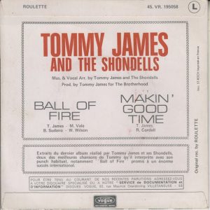 Tommy James & The Shondells - Ball Of Fire - Afbeelding 2