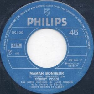 Robert Cogoi - Maman Bonheur / Je T'Aime, Maman Je T'Aime - Afbeelding 3