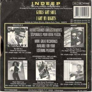 Indeep - Girl's Got Soul / I Got My Rights - Afbeelding 2