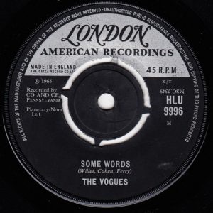 The Vogues - You're The One / Some Words - Afbeelding 2