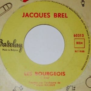 Jacques Brel - Les Bourgeois / Les Paumés Du Petit Matin - Afbeelding 2