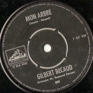 Gilbert Bécaud - Mon Arbre / Nathalie - Afbeelding 3