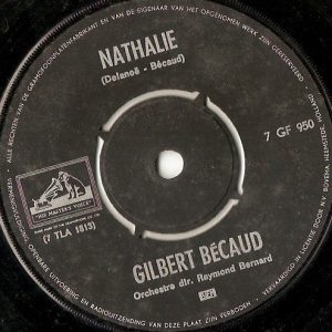 Gilbert Bécaud - Mon Arbre / Nathalie - Afbeelding 4