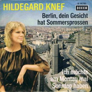 Hildegard Knef - Berlin, Dein Gesicht Hat Sommersprossen - Afbeelding 2