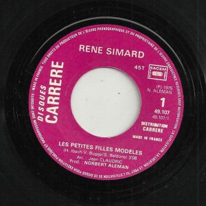 René Simard - Les Petites Filles Modèles / Une Maman C'est Toi... - Afbeelding 3