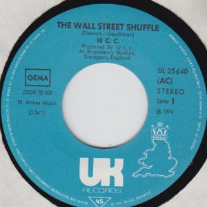 10cc - The Wall Street Shuffle / Gismo My Way - Afbeelding 3