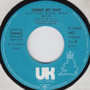 10cc - The Wall Street Shuffle / Gismo My Way - Afbeelding 4