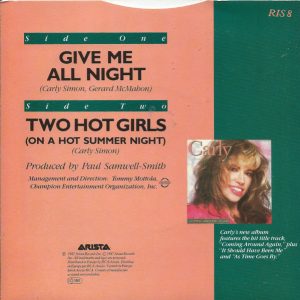 Carly Simon - Give Me All Night - Afbeelding 2