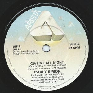 Carly Simon - Give Me All Night - Afbeelding 3