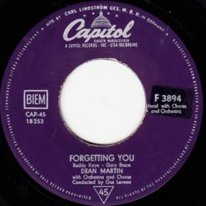 Dean Martin - Return To Me / Forgetting You - Afbeelding 3