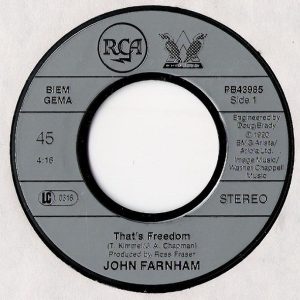 John Farnham - That's Freedom - Afbeelding 3