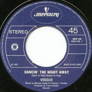 Voggue - Dancin' The Night Away - Afbeelding 3