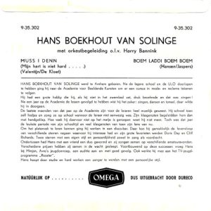 Hans Boekhout - Muss I Denn - Afbeelding 2