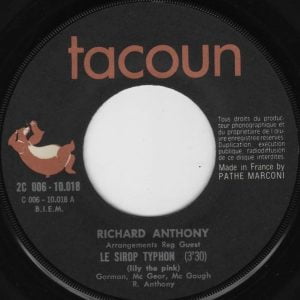 Richard Anthony (2) - Le Sirop Typhon - Afbeelding 3